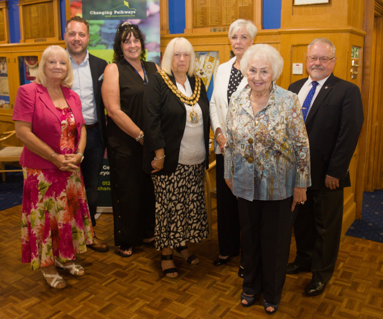 Mayor Cllr Sue Shinnick at the event.