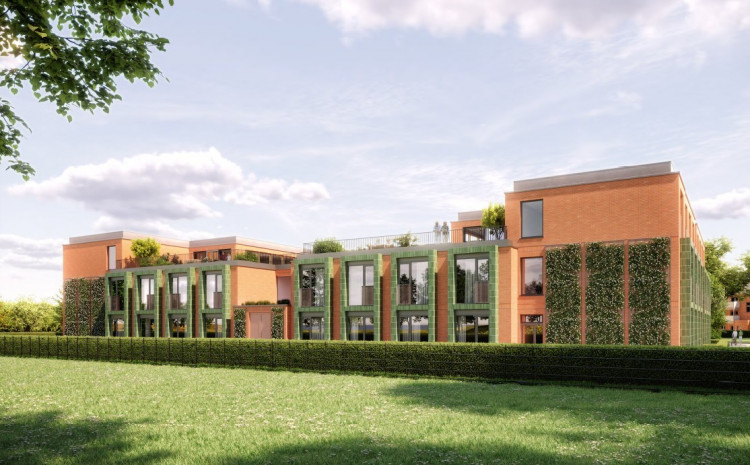 CGI of the care home proposed for Maylands Park at Nantwich (Muller Property Group).