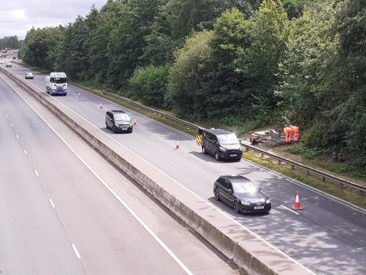 Major upgrades have been completed along the A555 (Credit: CEC)