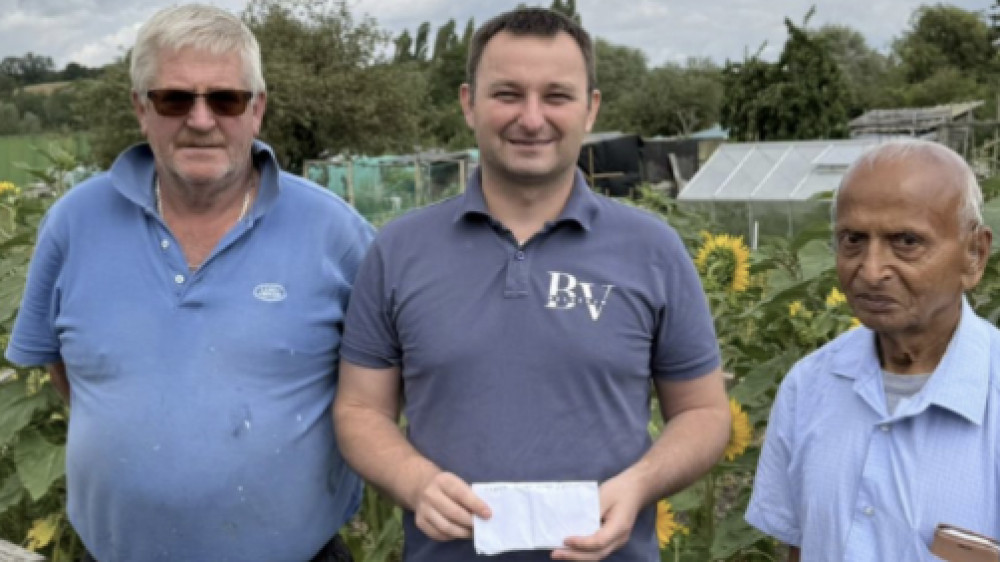 Leamington-based charity Belveder CIC, is celebrating the "continued generosity" of a local gardener and long-standing friend of the charity - Mr. Ram Prinjha (image supplied)