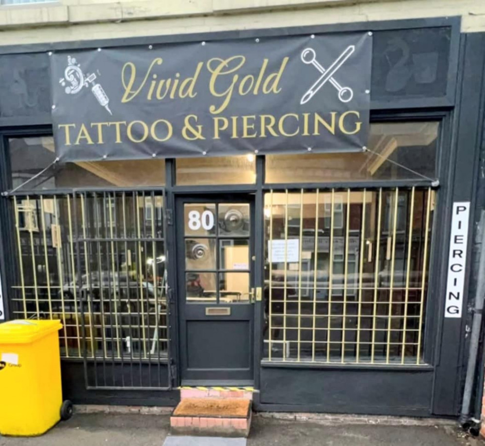 Vivid Gold Tattoo and Piercing Studio, Edleston Road, opens its doors at 10am on Monday 21 July, operated by James Parnaby and wife, Kayleigh Parnaby (Nub News). Vivid Gold Tattoo and Piercing Studio, Edleston Road, opens its doors at 10am on Monday 21 July, operated by James Parnaby and wife, Kayleigh Parnaby (Nub News).