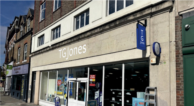 WHSmith on King Street will soon display new TG Jones signage as part of a national rebrand (credit: Planning application).