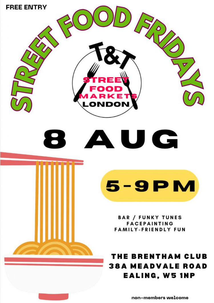 T&T MARKETS PRESENTS STREET FOOD FRIDAY NIGHT MARKET AT THE BRENTHAM CLUB