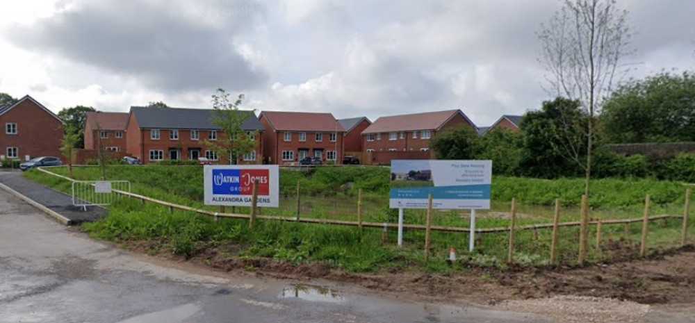 Watkin Jones Group wants to build 24 properties on the land to the north of Sydney Road, part of the Alexandra Gardens site (Google). Watkin Jones Group wants to build 24 properties on the land to the north of Sydney Road, part of the Alexandra Gardens site (Google).