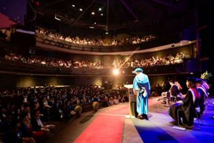 Kingston University's summer graduations were held at the Rose Theatre (Image supplied)