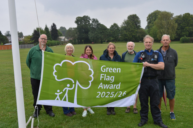 Ashby Bath Grounds has been awarded the Green Flag Award for 2025 (Photo: Ashby Town Council)