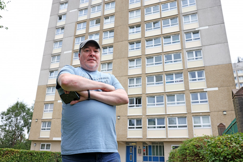 David Deakin lives in Conway Towers in Brinnington, Stockport (Image - Jason Roberts) David Deakin lives in Conway Towers in Brinnington, Stockport (Image - Jason Roberts)