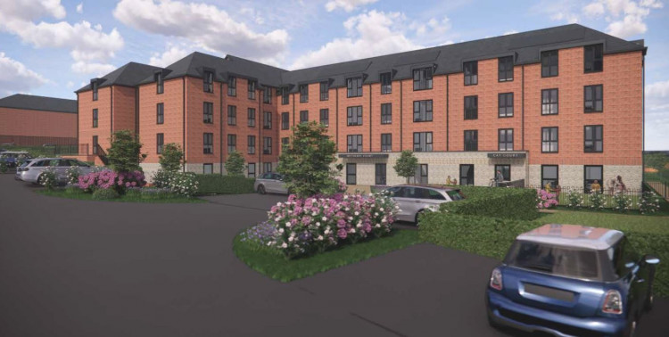  A charity wants to build 54 flats for vulnerable families on a former social club site. (Planning application)