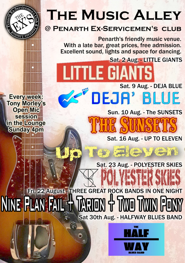 Saturday Live Music - August