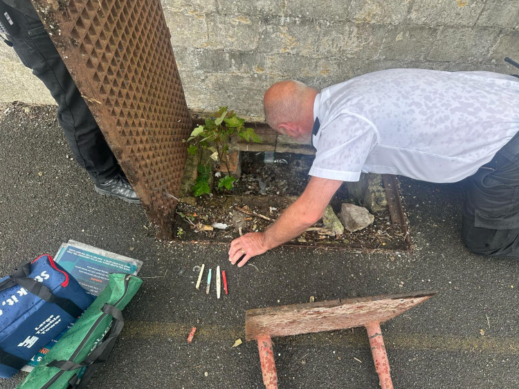 A bone found during a Shepton Mallet Prison sweep prompts an investigation. 