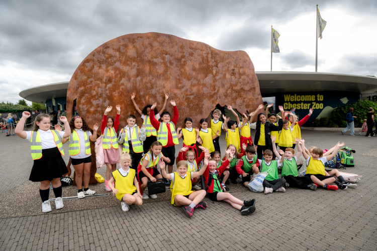 Students from Adswood Primary School were treated to a trip to Chester Zoo this July thanks to Together (Image supplied)