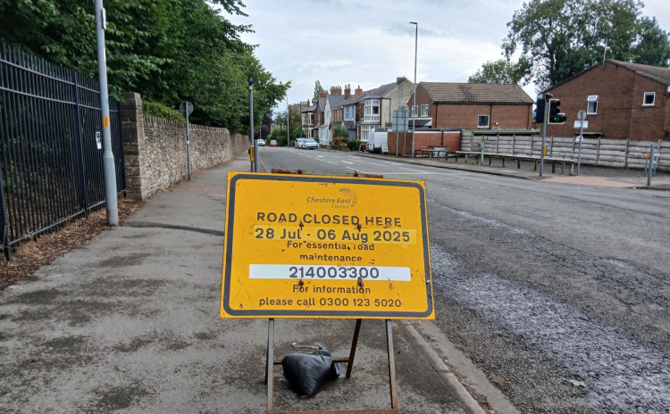 Oxford Road is closed for resurfacing works (Credit: Nick Mannion)