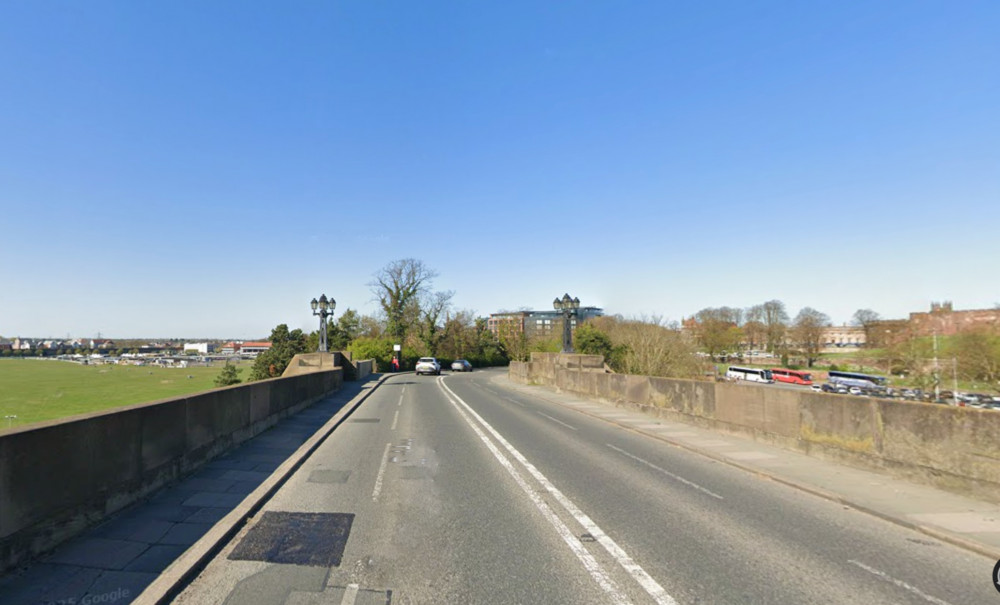 A man was hit whilst walking on the pavement over Grosvenor Bridge (Image via: Google) A man was hit whilst walking on the pavement over Grosvenor Bridge (Image via: Google)