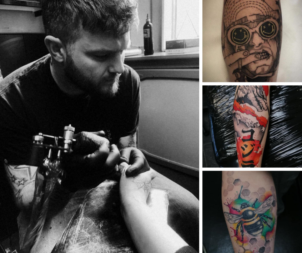 From the walls of his hometown to the skin of his clients, Ben's art continues to evolve and inspire. From the walls of his hometown to the skin of his clients, Ben's art continues to evolve and inspire.