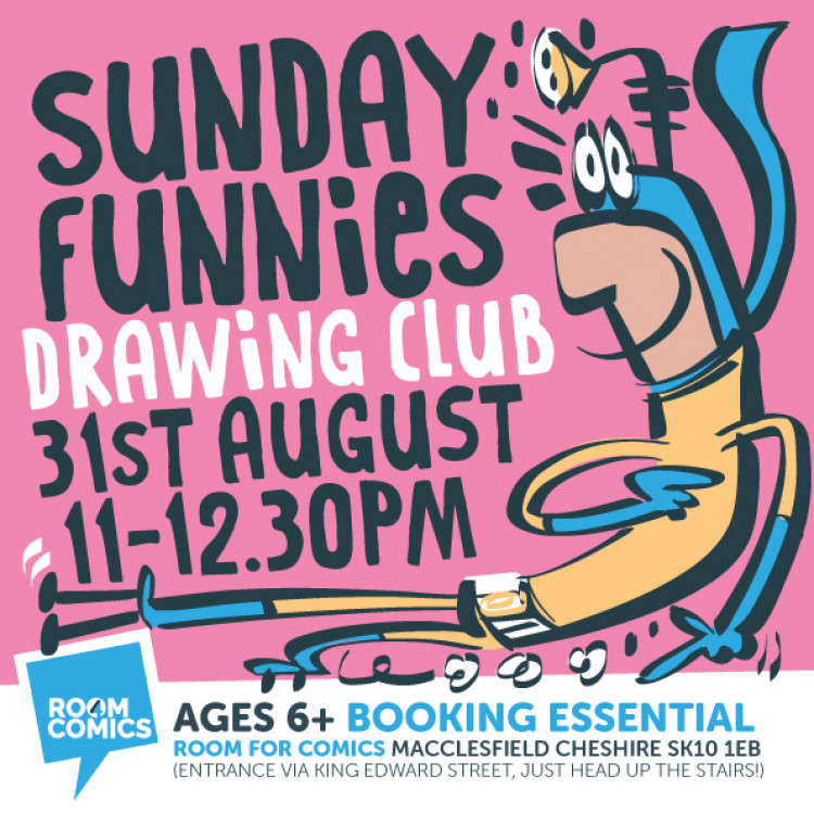 Sunday FUNNiES! Cartoon art club!