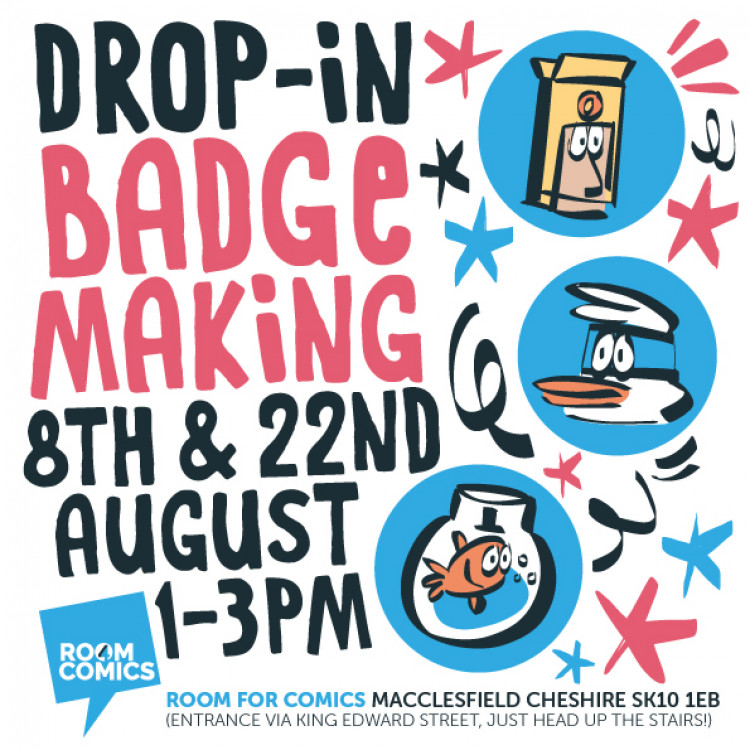 Drop-in BADGE MAKING (1-3pm)
