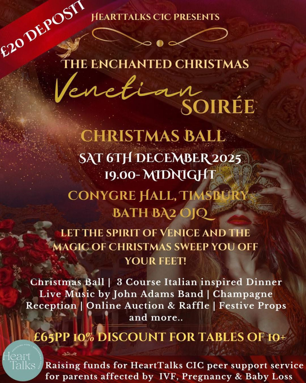 The Enchanted Venetian Soriee Christmas Ball   