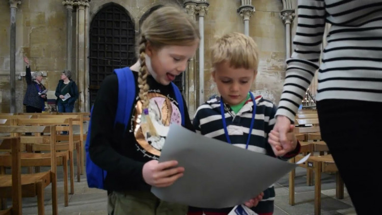 Wells Cathedral offers free family activities this summer, featuring games, trails, and crafts in the Camery Garden and Education Room.