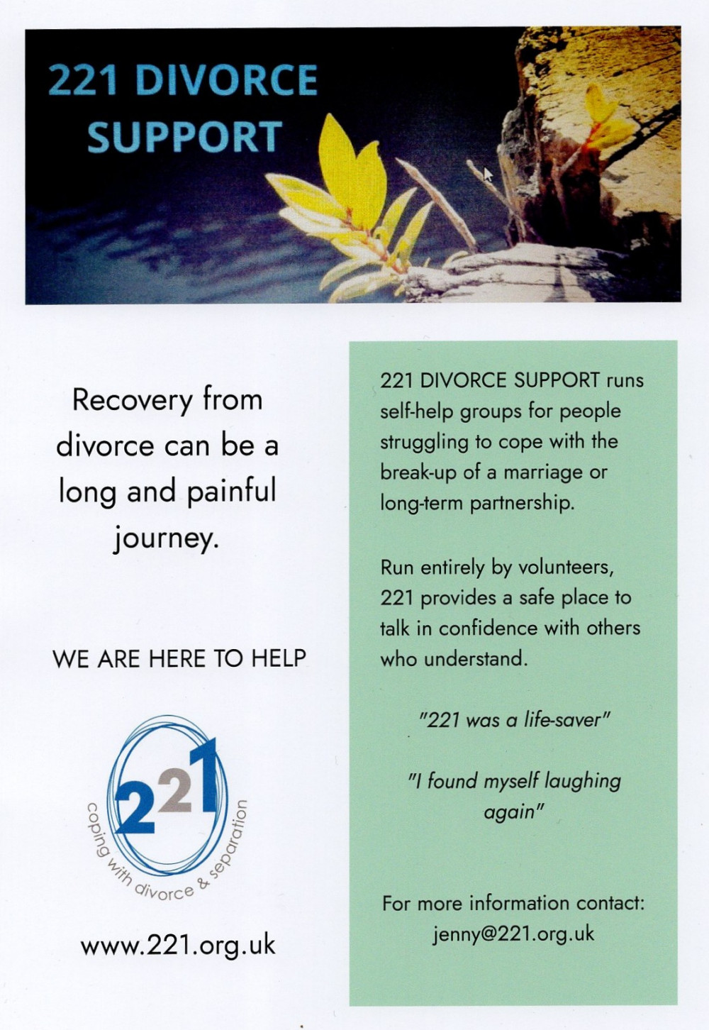221 Divorce Support 221 Divorce Support
