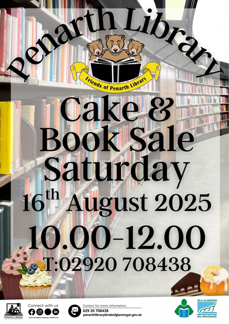 Friends of Penarth Library Cake and Book Sale