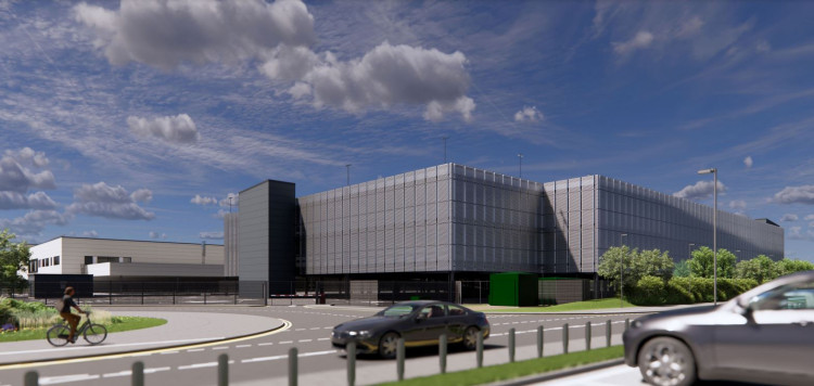 Plans for a new distribution centre on the site of Pets at Homes' former distribution centre in Trentham Lakes. (Planning application)
