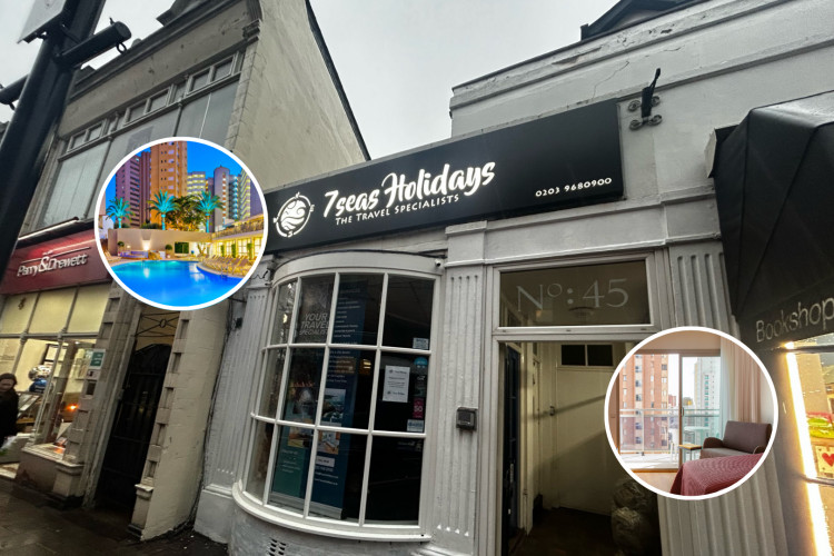 7Seas Holidays is located at 45 Victoria Road, Surbiton, KT6 4JL (Credit: Tilly O'Brien)