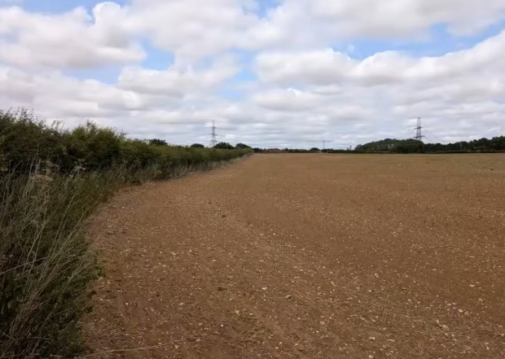 A photo showing part of the site of the proposed solar farm on the outskirts of St Ippolyts. Credit: North Herts Council A photo showing part of the site of the proposed solar farm on the outskirts of St Ippolyts. Credit: North Herts Council