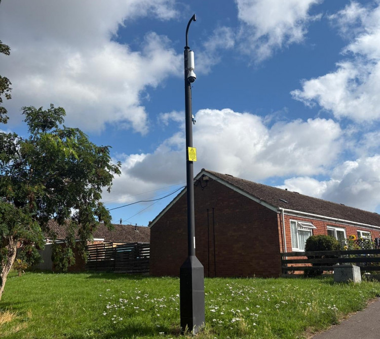The camera has been installed at the entrance to Pickard Street (image via Matt Western)
