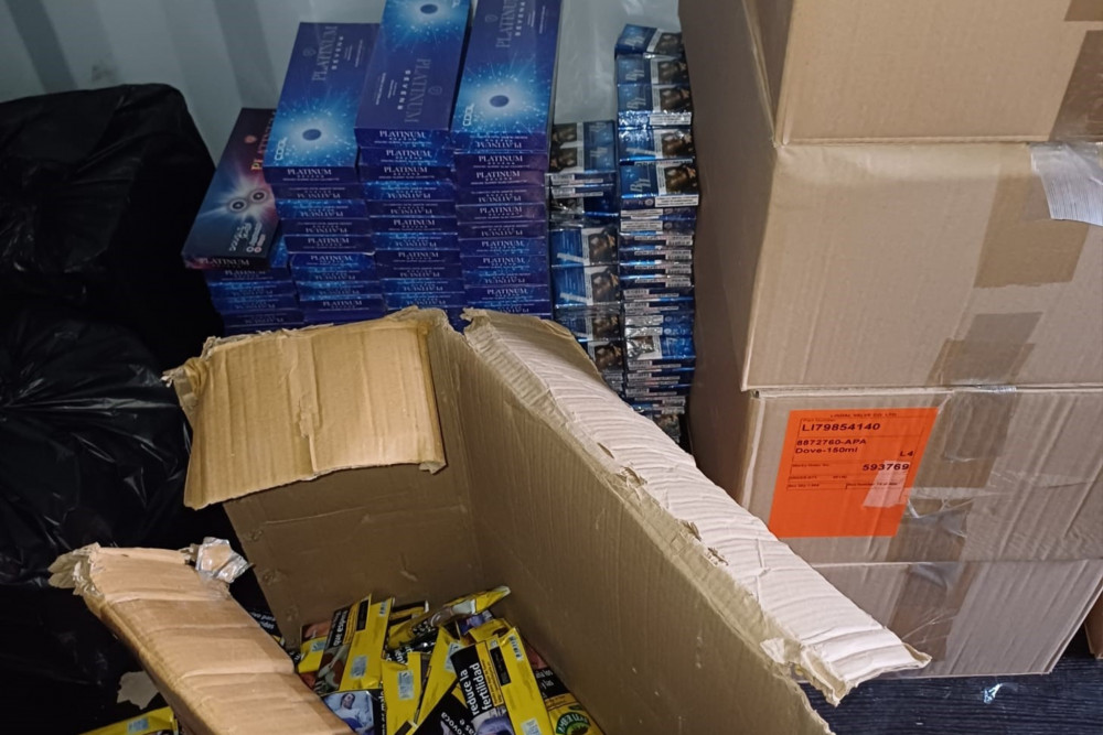 Nearly £700,000 of illegal tobacco and vapes were seized in Etruria. (Stoke-on-Trent City Council) Nearly £700,000 of illegal tobacco and vapes were seized in Etruria. (Stoke-on-Trent City Council)