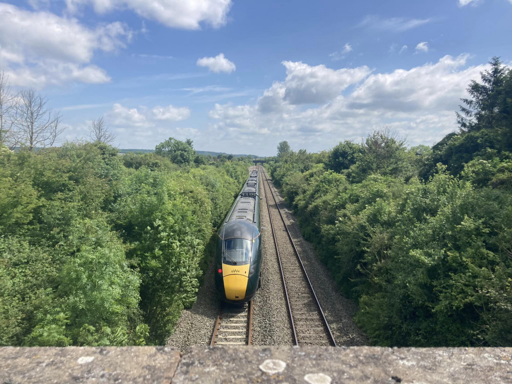Planned site of the new Somerton railway station, seen from the Ricksey Lane bridge. CREDIT: Daniel Mumby