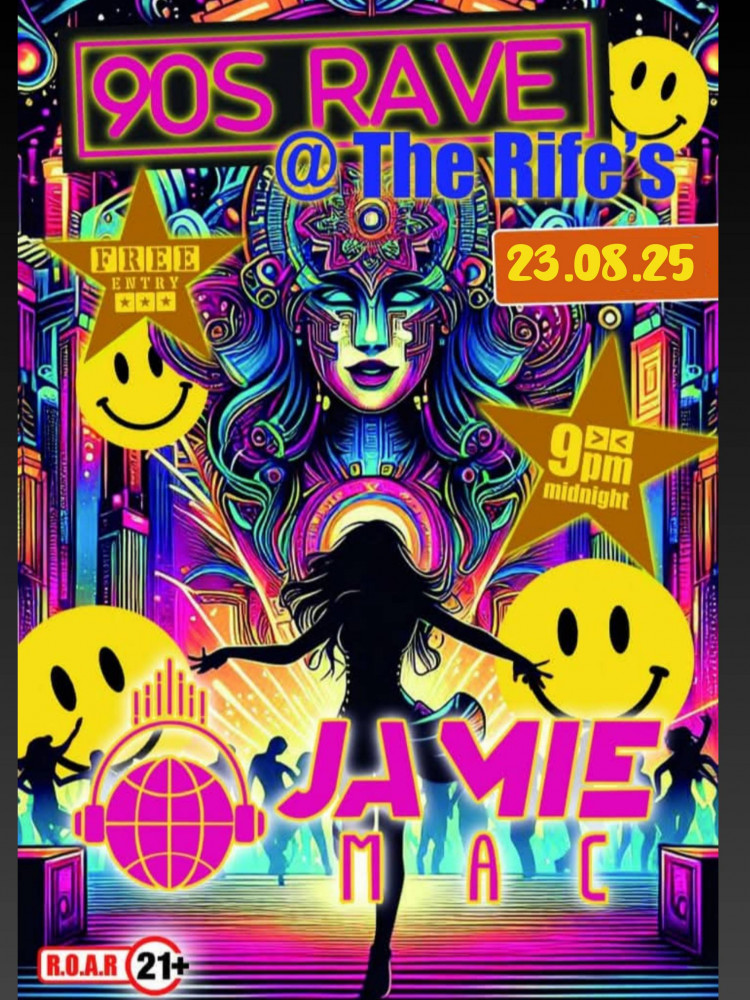 Returning to Glastonbury's iconic pub for a 90's-themed bank holiday event featuring dance and rave hits.
