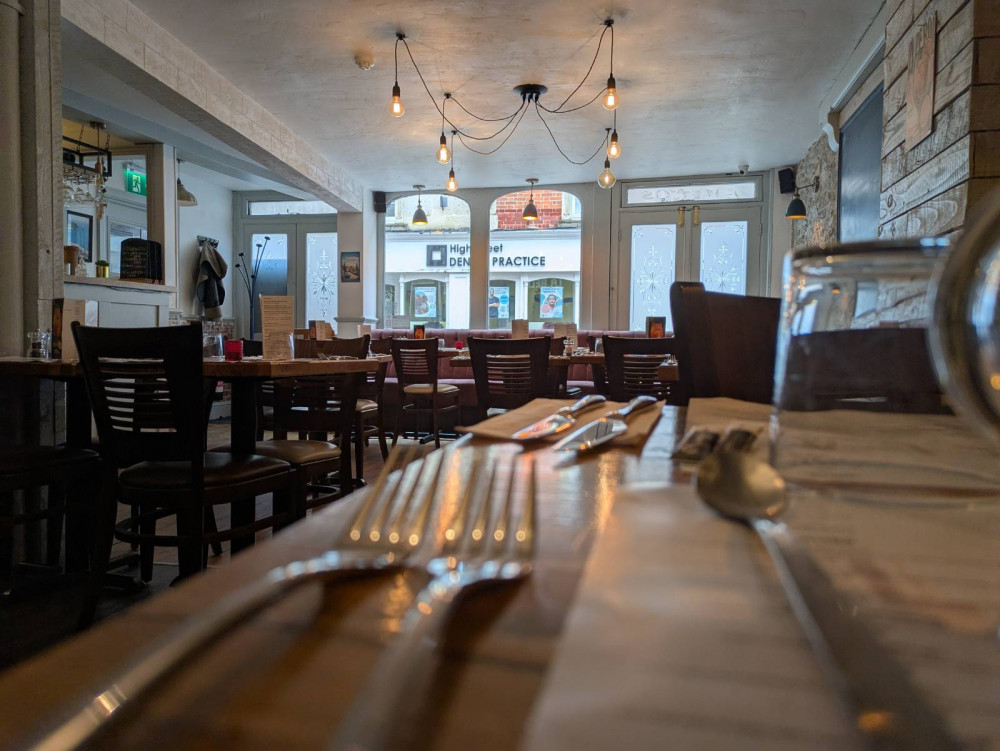 La Bella, a family-run Italian restaurant in Shepton Mallet, opened in November.