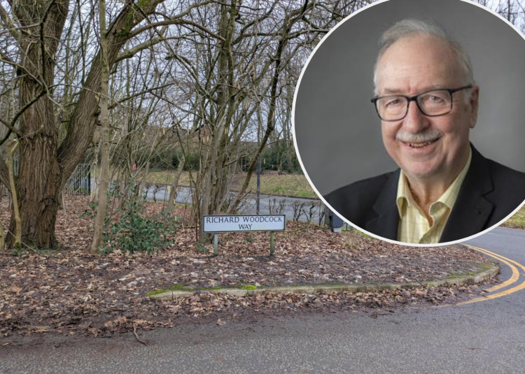 Cllr Rod Fletcher is calling for a 20 mph speed limit on Richard Woodcock Way in Alsager. (Photo: Nub News/Cheshire East Council)