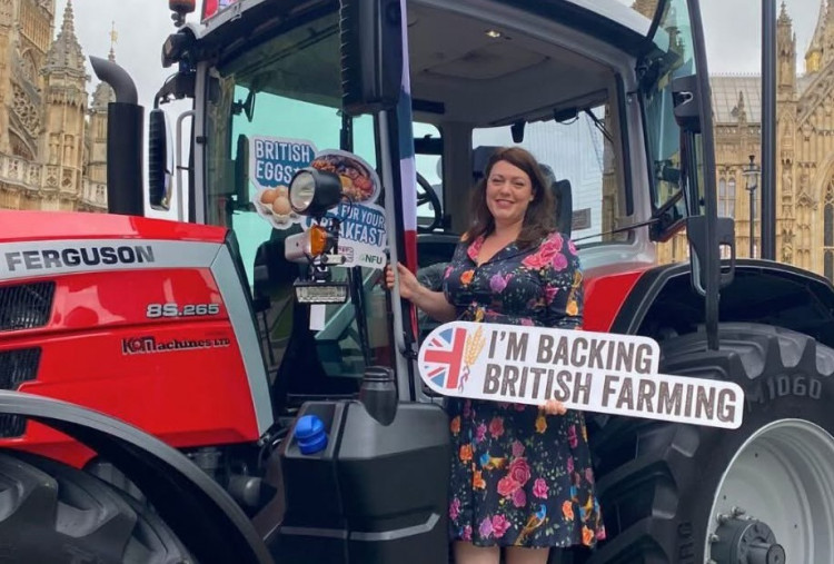 Local MP Alicia Kearns reflects on the year since the General Election, including her work supporting family farming (Photo: Alicia Kearns)