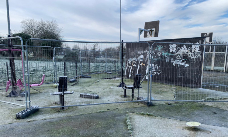 The games area at Corringham. 