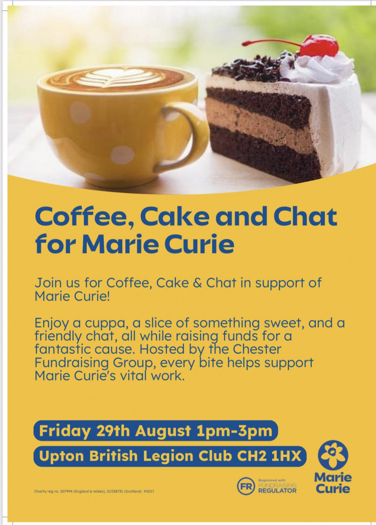 Coffee, Cake and Chat for Marie Curie