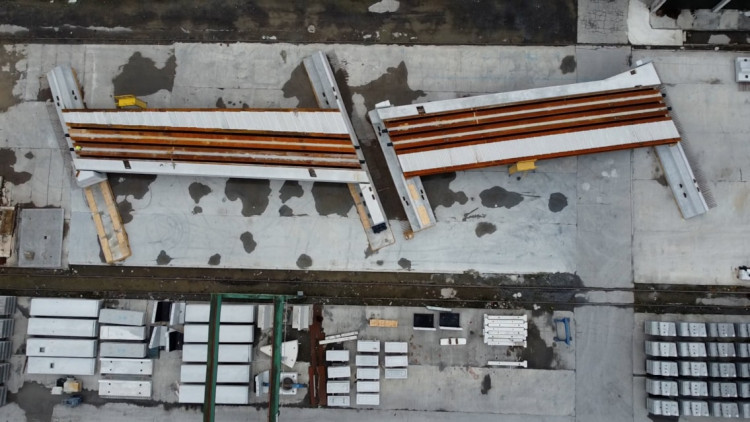 The new components for the Greek Street Bridge replacement are now ready to be installed ahead of major rail closures between 2 and 23 August (Image - Network Rail)