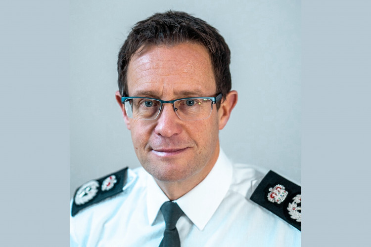 Staffordshire Police's chief constable, Chris Noble, has been suspended. (Staffordshire Police)