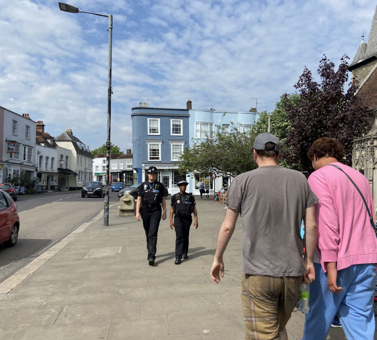 Police have lifted their profile in Maldon.
