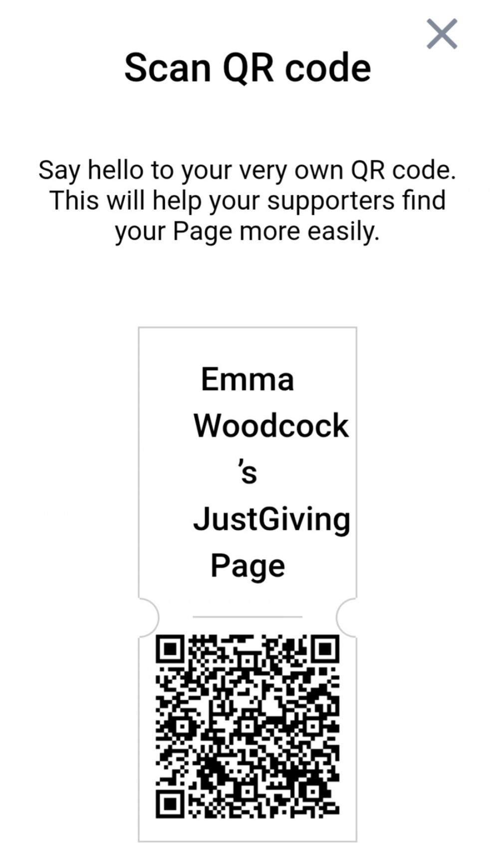 Emma Woodcocks just giving qr code Emma Woodcocks just giving qr code