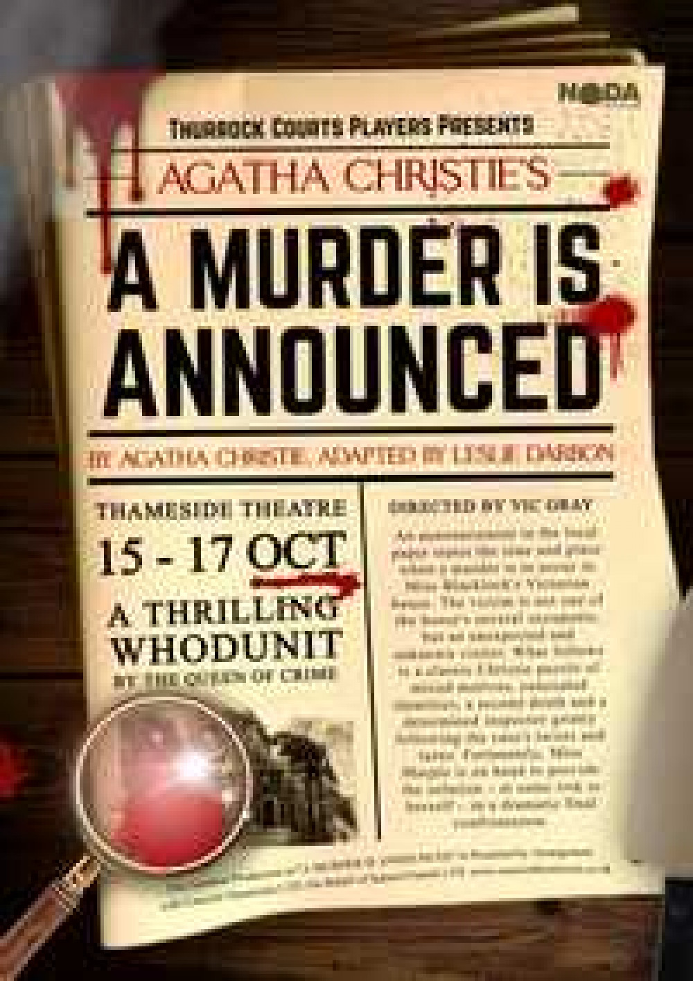 A MURDER IS ANNOUNCED A MURDER IS ANNOUNCED