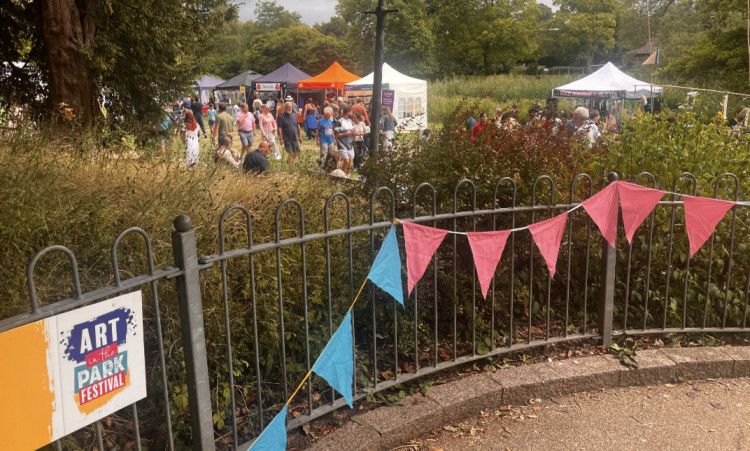 Art in the Park 2025 returned for another successful weekend (image via Nub News)