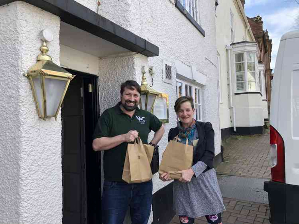 The Virgins and Castle have also been helping deliver meals to vulnerable members of the community during the lockdown The Virgins and Castle have also been helping deliver meals to vulnerable members of the community during the lockdown