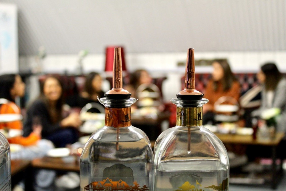 An entrepreneur is celebrating his gin distillery achieving the Traveller’s Choice Award (image supplied) An entrepreneur is celebrating his gin distillery achieving the Traveller’s Choice Award (image supplied)
