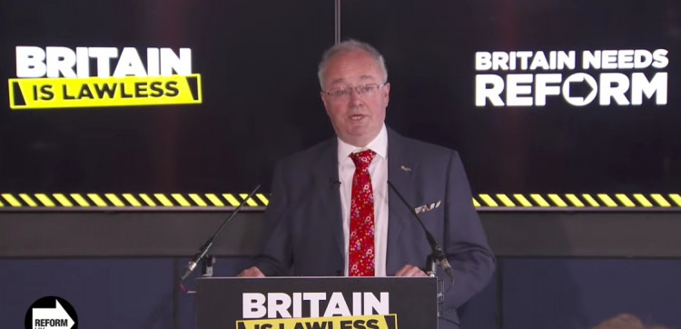 Rupert Matthews, Police and Crime Commissioner, announced his movement to Reform UK (Photo: LDRS)