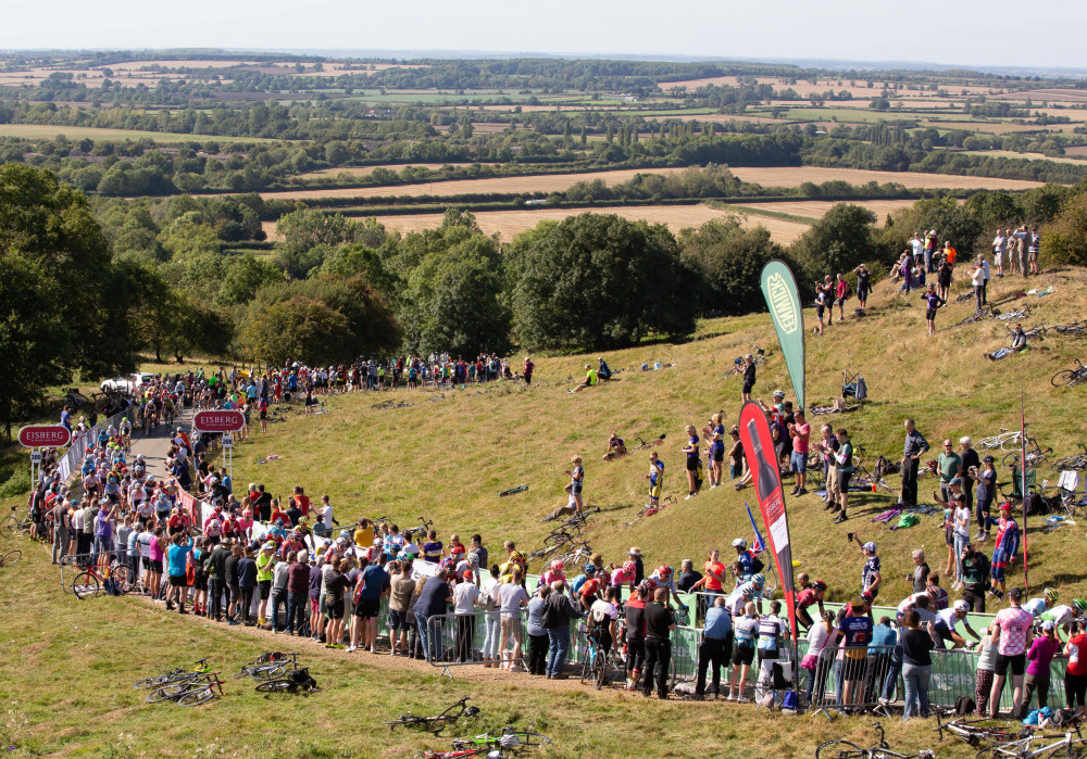 Warwickshire's stage of the Tour of Britain will finish at Burton Dassett (image via SWPix)