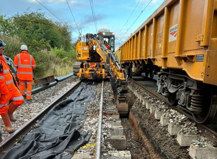 Works is taking place across the West Coast Main Line (Credit: Network Rail)