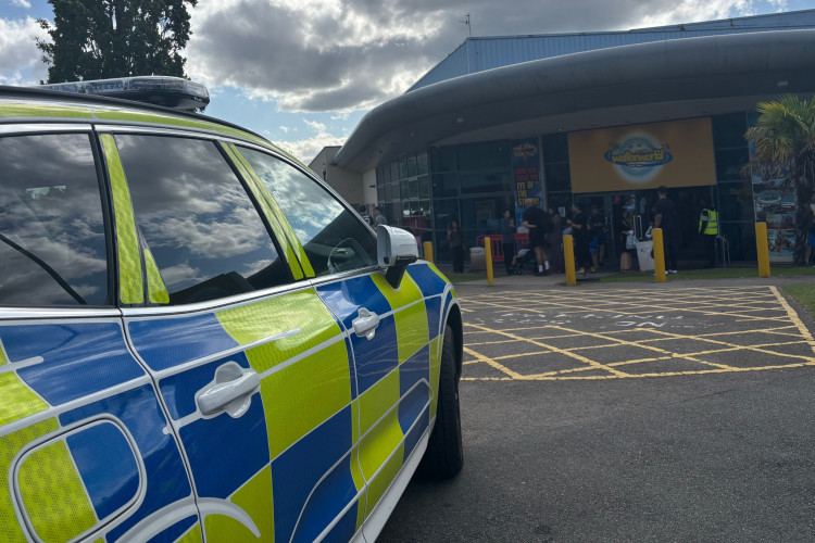Police were called to Waterworld on Festival Way at around 4:20pm (supplied)