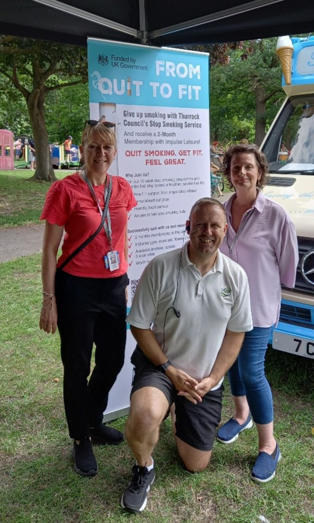 Meet the 'Quit to Fit' team at community lunches. Meet the 'Quit to Fit' team at community lunches.