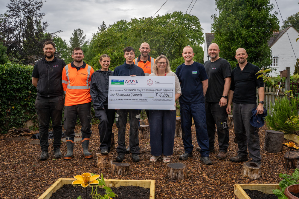 Avove and Severn Trent donate £6,000 to Ferncumbe C of E Primary School Avove and Severn Trent donate £6,000 to Ferncumbe C of E Primary School